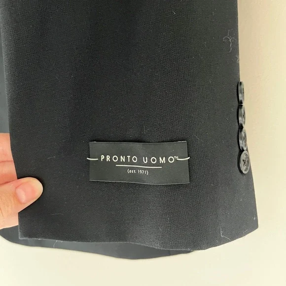 Pronto Uomo Classic Black Blazer - Picture 8 of 14